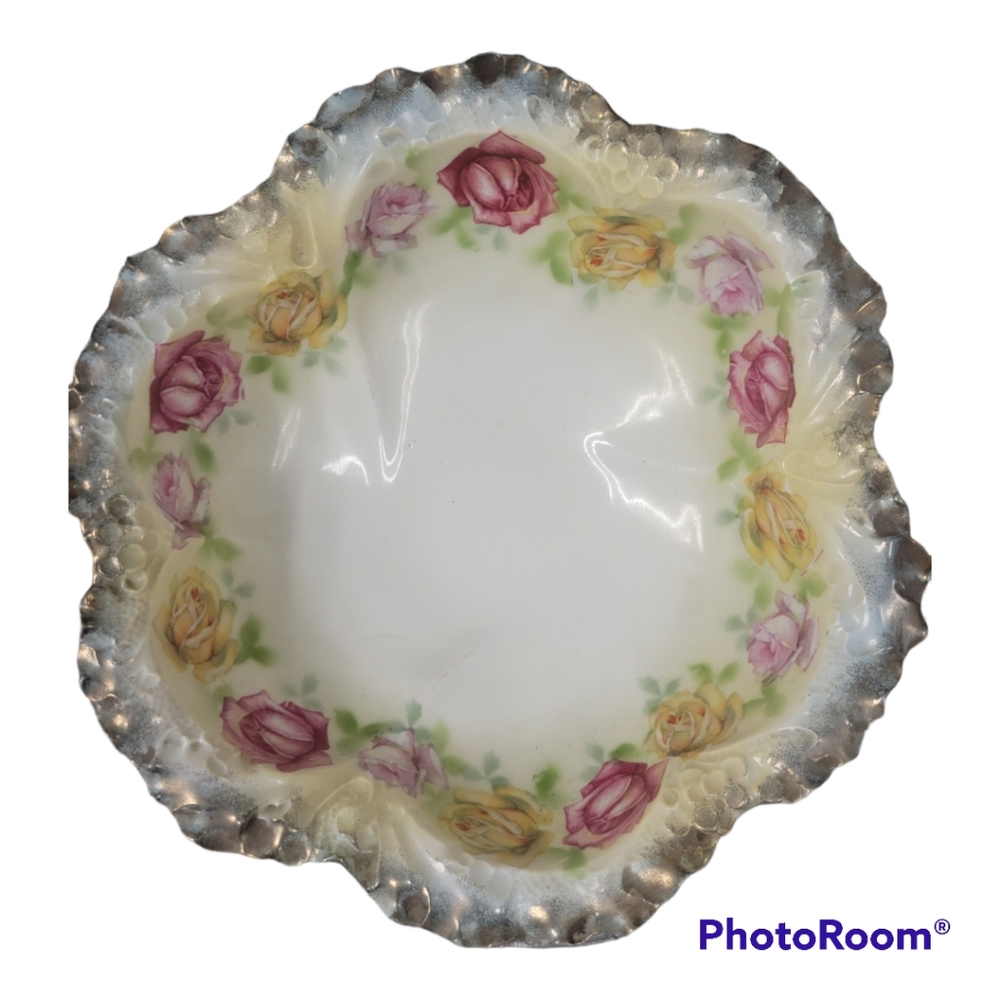 Royal Bayreuth Antique Porcelain Bowl Rose BAVARIA